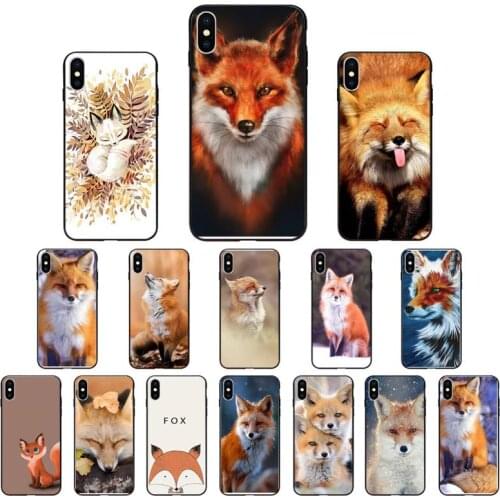 Fox Bling Cute Phone Case For iPhone 12 11 Pro XS MAX XR 7 8 6Plus 5 5S SE