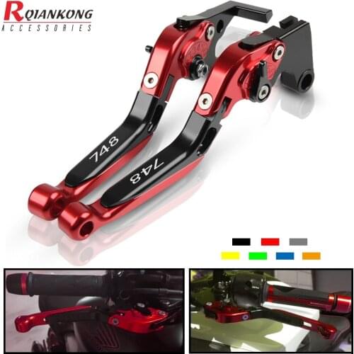 For Ducati 748 1999 2000 2001 2002 2003 2004 Motorcycle CNC Aluninum brake handle Adjustable Foldable Clutch Brake Levers Handle