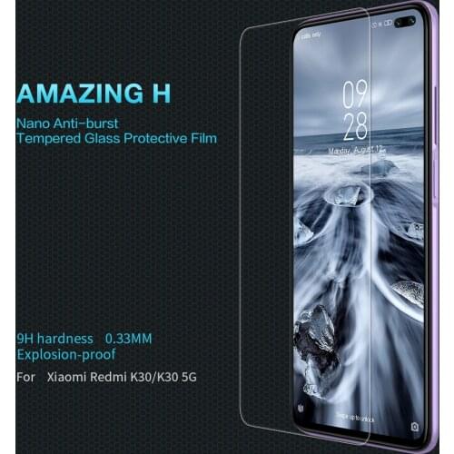 For Xiaomi Redmi K30 Tempered Glass NILLKIN Amazing H 0.33MM Explosion-Proof Screen Protector for Xiaomi Redmi K30 5G Glass