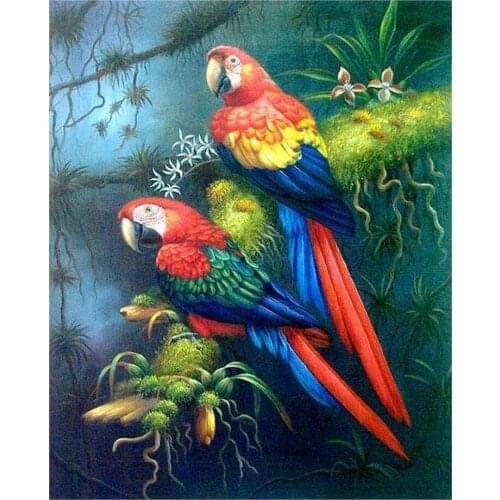 Dpspur Full Square/Round 5D Diy Diamond Painting Kit Cross Stitch Animal Bird Diamond 3D Embroidery Mosaic Home Decor Gift