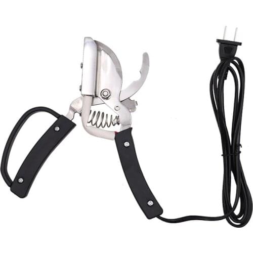 Piglet Tail Cut Electric Heating Clamp Heating Tail Clamp Cutter Piglet Bloodless Piggery Farm Cutter Farming Equipment Tools