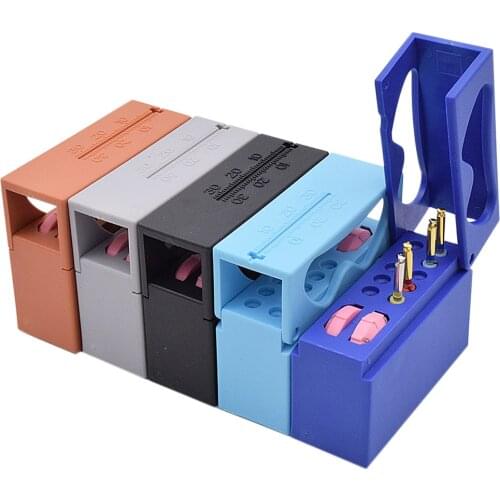 Dental 10 Holes Endo Files Holder With Memory Autoclavable Endo Box Endodontic Use