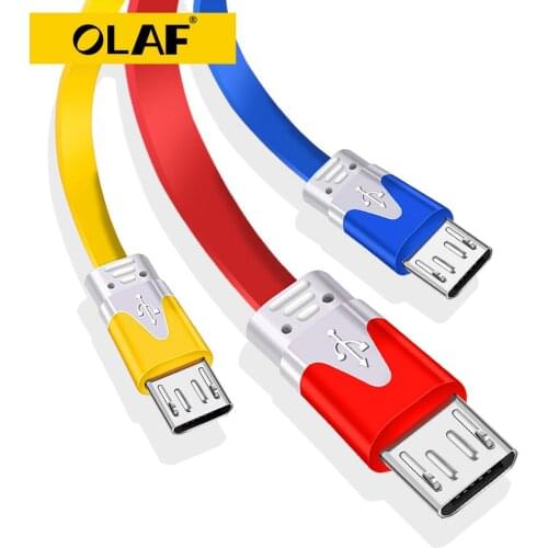 OLAF Micro USB Cable 1M/2M/3M Fast Charging Data Sync Cable for Samsung Xiaomi Redmi 4x Huawei LG HTC Android Phone Cables