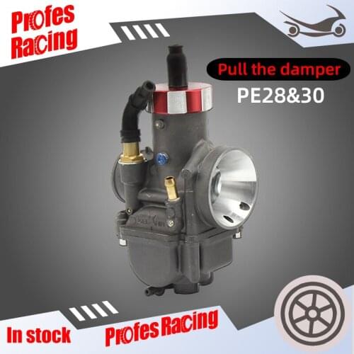 Moped Scooter Pit Dirt Bike ATV Quad PE28 28mm PE30 30mm Performance Racing Motorcycle Carburetor Pull the Damper