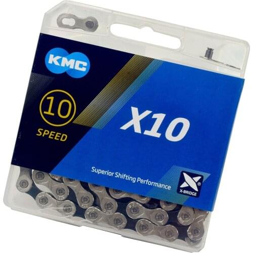 KMC x10 MTB Road Bike Chain 116L 10 Speed Bicycle Chain Magic Button Mountain With Original box