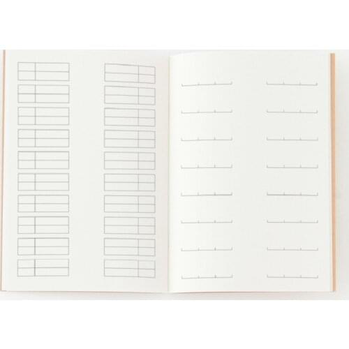 A4 Makeup Artist Brow Charts Artist Eyebrow Exercise Book for Students and Hobbyists 30 sheet papers