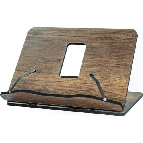 New Modern Vigo Wood Book Reading Stand Walnut Mdf Slim coffe table table basse