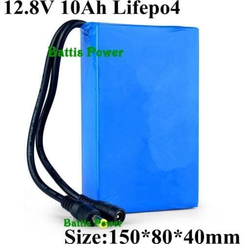 4s 12V 6Ah 12V Portable Rechargeable Lithium Lifepo4 Battery Pack CCTV Monitor Hunting Flashlight Led Power