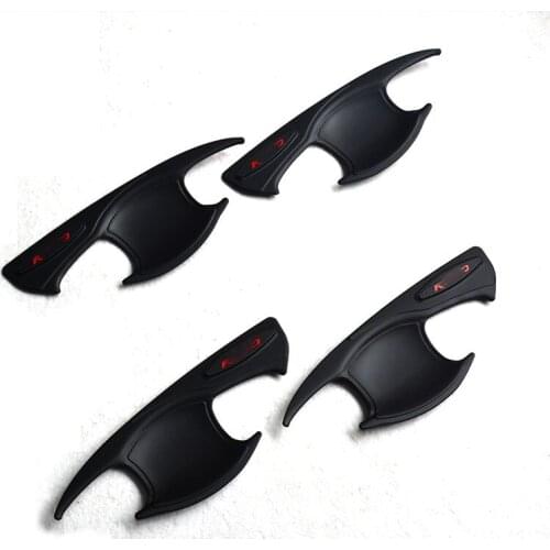 Car styling 2016-2017 FIT For Hilux New Pickup Door Handle Insert Trims FIT For Hilux Car Styling Hilux Revo Bowls Part