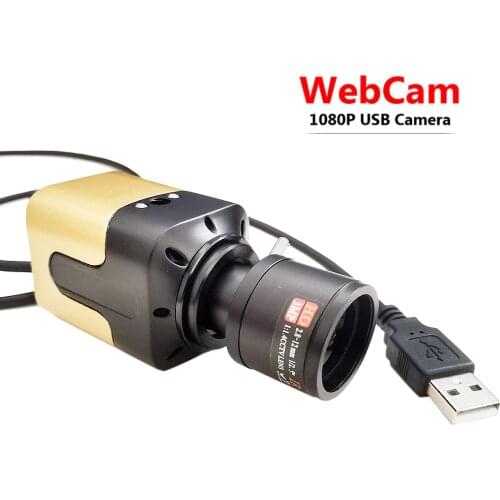 Full HD 1080P USB Webcam 2.8-12mm 5-50mm 6-60mm Varifocal CMOS OV2710 Industrial usb camera UVC for PC Computer Laptop