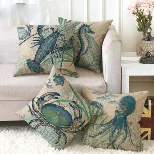1 PC Retro 45*45cm Cushion Cover Linen Throw Pillow Car Home Decoration Decorative Pillowcase for Home and Car Decorative
