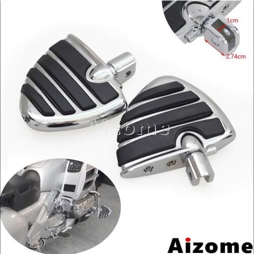 For Honda Gold Wing GL1800 F6B 2001-2013 Motorcycle Wing Footrests Female Mount Footpeg For Suzuki Boulevard M109R 2006-2013