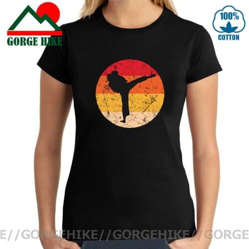 2021 Newest Fashion Kyokushin Karate T shirt women Taekwondo Karate T-shirt Shotokan Karate T shirt Kung FuKarate Kids tee shirt