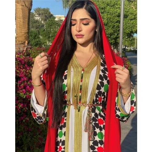 Abaya Dubai Kimono Cardigan Turkey Hijab Muslim Dress African Dresses Open Abaya 2 Set Women Kaftan Dubai Caftan Islam Clothing