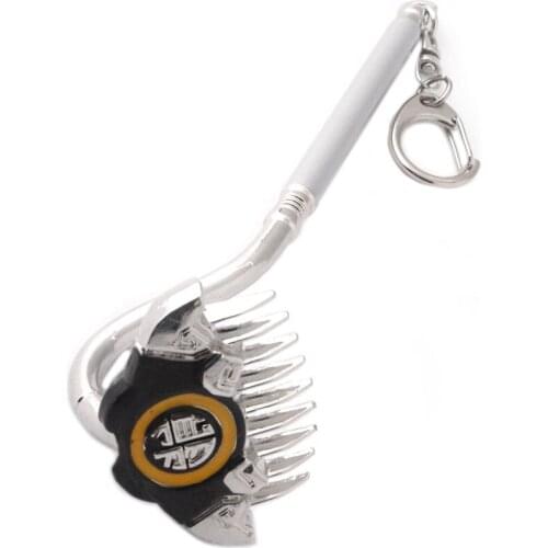 Canopy Marshal Pig Eight Rings Nine Tooth Nail Rake Keychain Weapon Model Pendant Small Potted Soil Loose Artifact Jewelry Gift