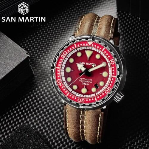 1963 Watch Pilot Automatic Mechanical 47mm Tough Guy Diving Watch Luminous Calendar Display Retro Brand Air Force Military Watch