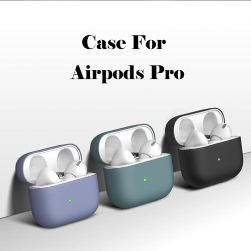 2019 Case for Airpods Pro Silicone Candy Color Earphone Cover Skin for Apple Airpods 3 Wireless Headset Accessories case
