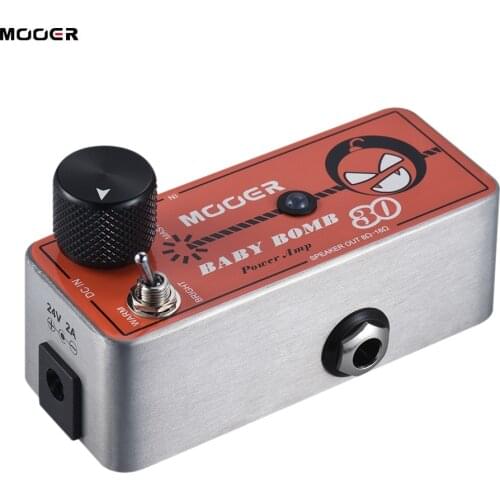MOOER BABY BOMB 30 Digital Micro Power Amp Amplifier Max. 30W Output Overcurrent Protection With WARM/ BRIGHT toggle switch