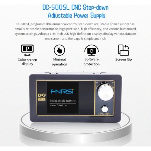 DC5005L Digital Voltmeter Ammeter Wattmeter Constant Voltage Current Detector Programmable DP Buck Power Supply module 50V 5A