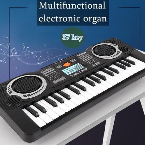 Children Electric Piano Organ 37 Keys Music Electronic Keyboard Piano Toys for Kids No Microphone Chrismas Birthday Girl Gift