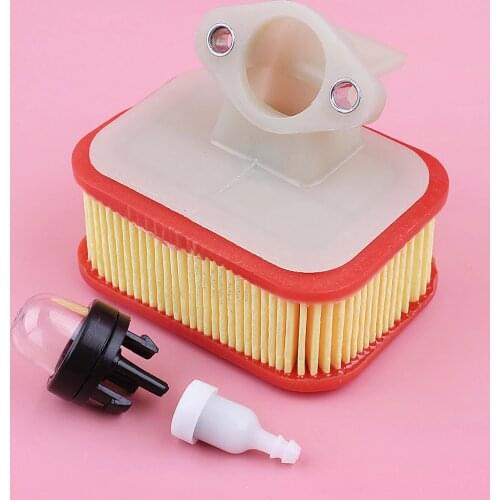 Air Filter Base Primer Bulb Fuel Tank Vent Set For Chinese 5200 5800 52cc 58cc Chainsaw Replace Tool Part