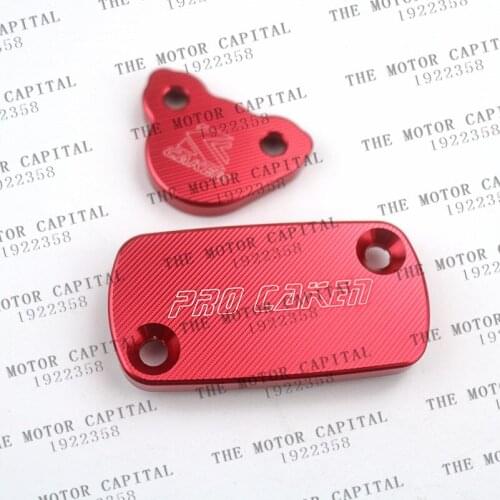CNC Front & Rear Brake Reservoir Fluid Cover Fit CR125 CR250 CR150R CRF250R CRF250X CRF450R CRF450X Motorcycle MX Enduro Motard