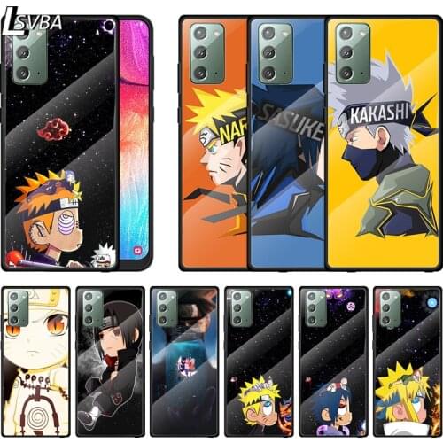 Hot Anime Cartoon Ninja For Samsung A70 A50 A40 A30 Note 20 10 9 8 Ultra Lite Plus Tempered Glass Phone Case