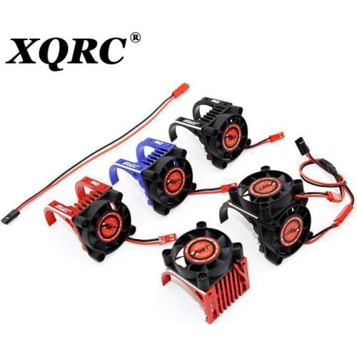 RC remote control vehicle cooling fan multi function card bracket single / double fan motor radiator 42mm motor cooling fan