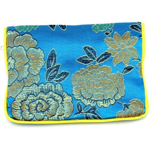 Luxury Jewelry Pouches Packing Gift Bags Wedding Jewelry Bag Ring Necklace Bracelet zipper button Carrying Fabric Packaging