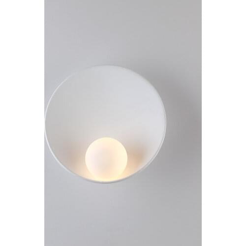 Northern Europe simple modern living room TV background wall bedroom bedside model room exhibition hall wall lamp