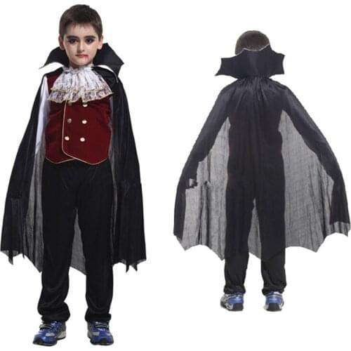 Shanghai Story Childrens Halloween Role play the hero The new boy kids vampire costumes Halloween Cosplay costume