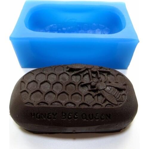 Silicone Bee and Nest Pattern Handmade Soap Mould Resin Pendant Soap Mould DIY Handicraft Soap Candle Aroma Stone DW0017
