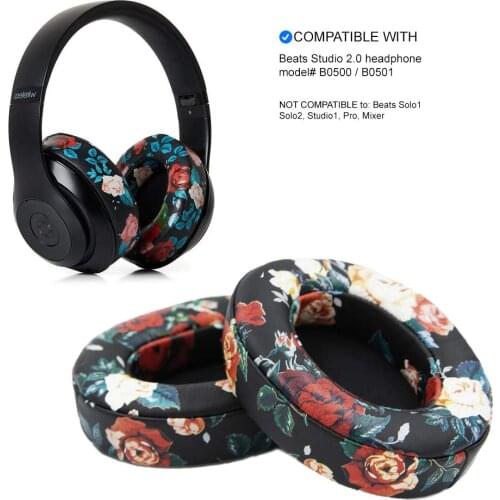 Ear Pads Cushions Replacement Compatible with by Dr. DRE Studio 2.0 Wired/Wireless B0500/B0501 & Beats Studio 3.0 Headphones Wir