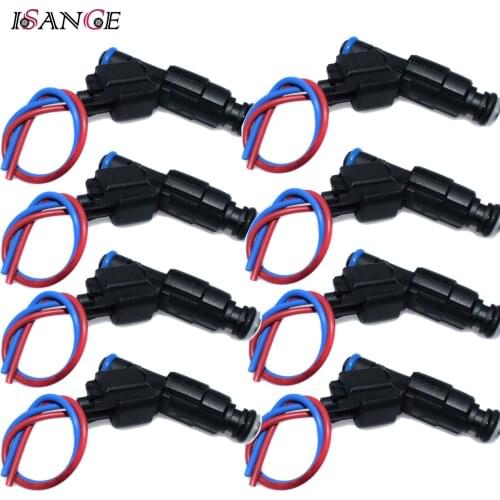 Fuel Injector & Wiring Harness Connector Plug Pigtail 0280156081 For Mercruiser Volvo Penta OMC 4.3L 5.0L 5.7L 6.2L 2002-2009