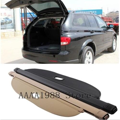 For Ssangyong Kyron Car Rear Trunk Security Shield Shade Cargo Cover Rear Trunk Security Shield Shade Cargo Aluminum Canvas B