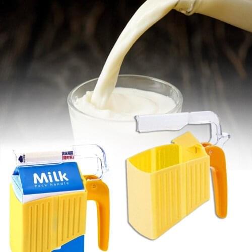 Milk Carton Sealing Clip Portable Large Bottle Juice Box Fresh-keeping Clip Bag Sealer Capper For Packing Plastic Bag Clip