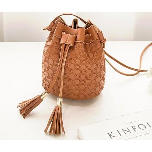 Female bag Mini bag net red bucket bag mobile phone bag Single Shoulder bag Messenger Bag ladies bag small bag Womens bags