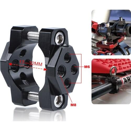17-32mm Pressure Code Stent Aluminum alloy CNC Black Multifunction Bracket Handlebar Bumper Frame Motorcycle Accessories