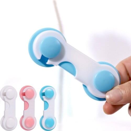5pcs Multifunction Baby Safety Locks Children Security Protector Plastic Locks Drawer Door Cabinet Safety Locks for Baby Care