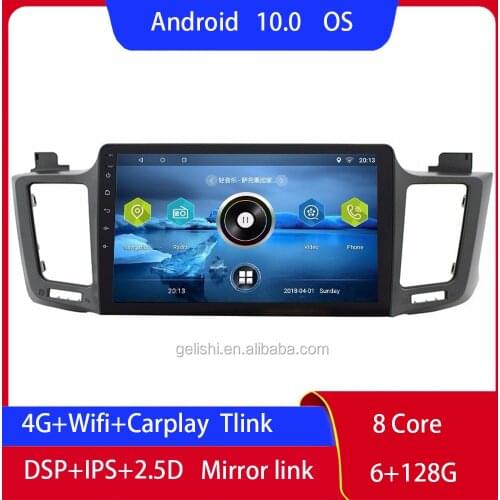 For Toyota RAV4 2013 2014 2015 2016 2017 2018 Android Auto Autoradio Carplay Car Radios 1 Din Central Multimidia Accessories Dab