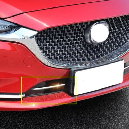 For Mazda ATENZA 2020 Trim Strip Modified Stainless Steel Lower Middle Mesh Trim Outer Trim Car Accessories