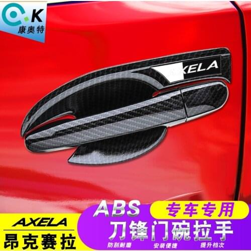 For Mazda CX-5 2018 2019 2020 High-quality ABS Chrome carbon fiber decoration Door Handle Cover Car-styling