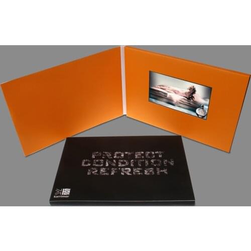 Customized 5inch Video greeting Cards for Presentations Digital Advertising Player 5 inch A5 paper