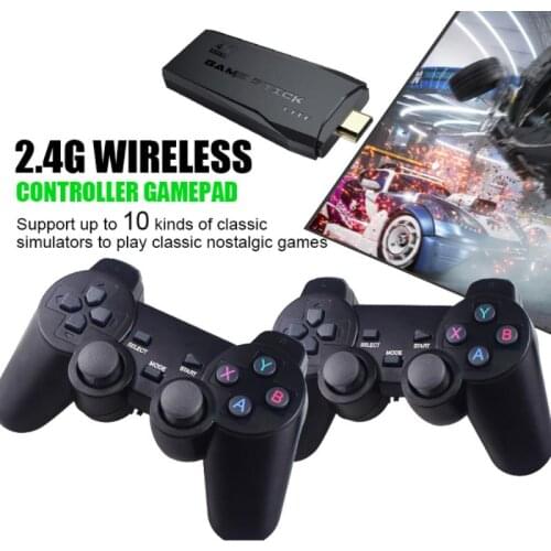 4K HD Video Game Console 2.4G Wireless Game Console 32/64GB 10000 Games Retro Classic Gamepad TV Home Controller For PS1/GBA/MD