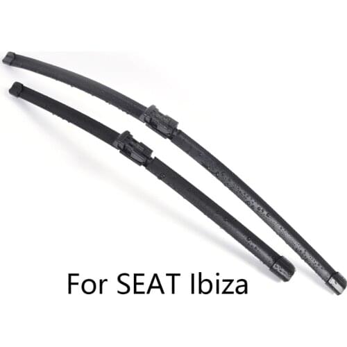 Car Windshield Wiper Blades for SEAT Ibiza form 2002 2003 2004 2005 2006 2007 2008 2009 2010 to 2017 Car Windscreen wiper Rubber