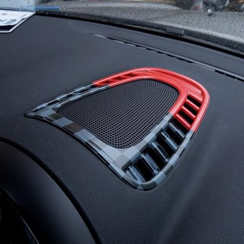 Center Decor Panel Frame Sticker For BMW MINI COOPER JCW F60 Countryman Car Air Conditioner Vent Outlet Cover Case Accessories
