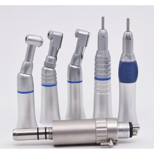 Dental Lab contra angle straight low speed Handpiece Electric Micromotor polishing brush Air Turbine Handpiece