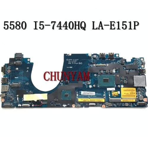 Brand NEW CDP80 LA-E151P I5-7440HQ FOR Dell Latitude 5580 Laptop Motherboard CN-022G5H 22G5H Mainboard NOTEBOOK PC
