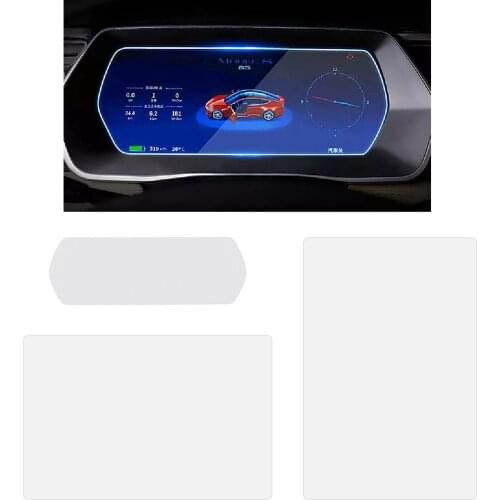 Screen Film for Tesla Model 3/X/S/Y Center Control Touchscreen Car Navigation Touch Tempered Glass 9H Resistant
