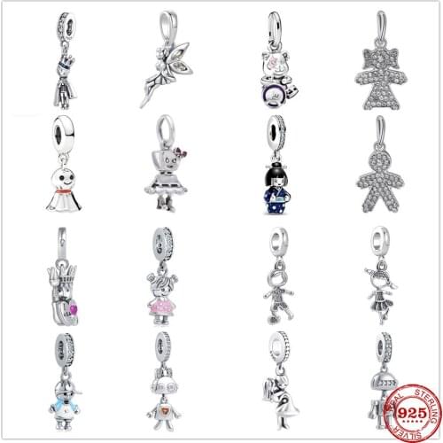 New DIY fine beads Fit Original Pandora Charms Silver 925 Bracelet Jewelry